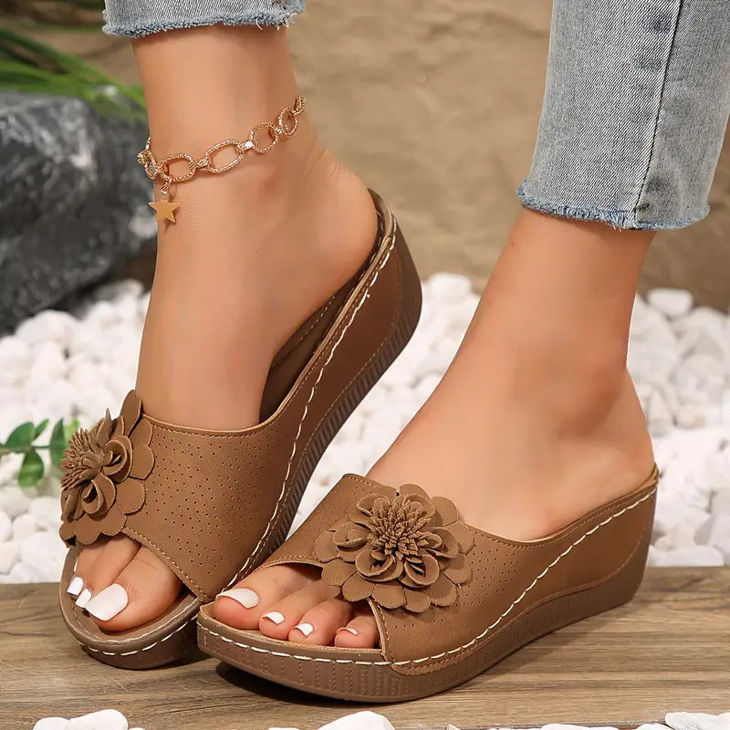 Nirelle - Sandalen met bloemen voor dames