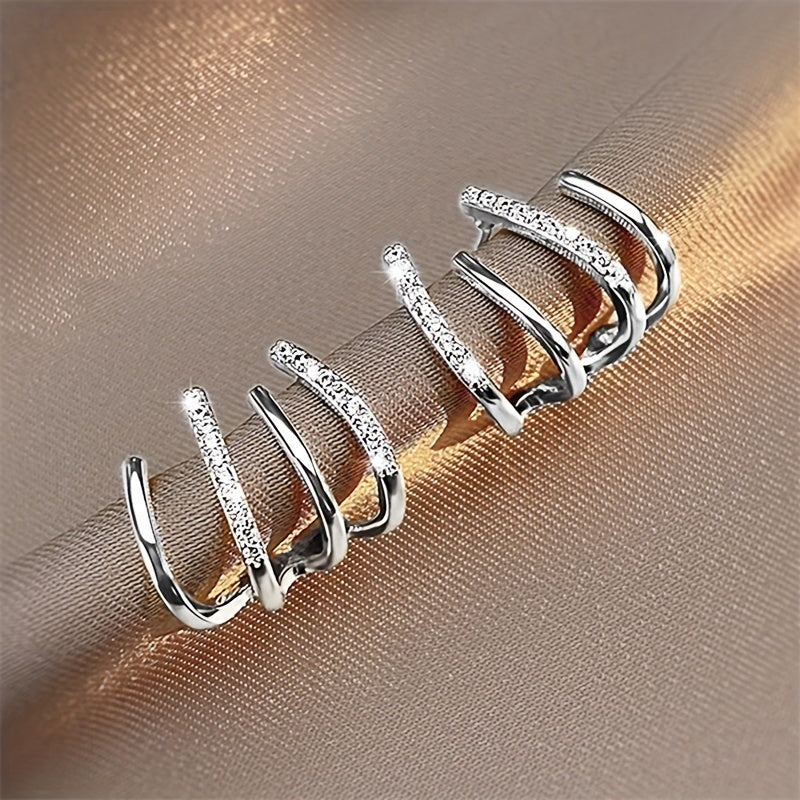 Miana - Zirconia Claw Oorbellen