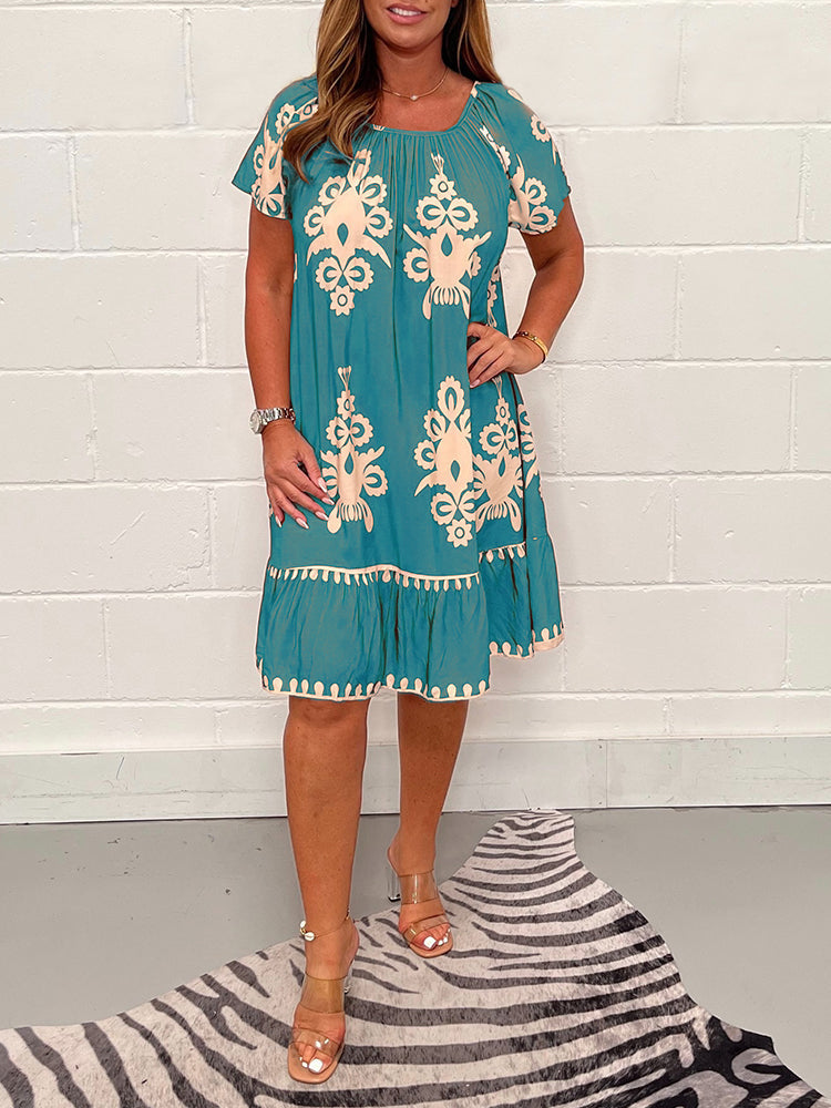 Freya - Zomerjurk met een unieke print