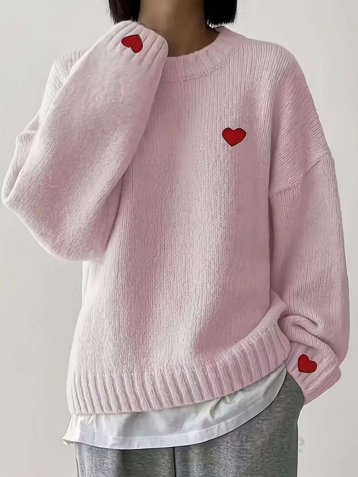 Lunetta - Casual Hart Gebreide Trui