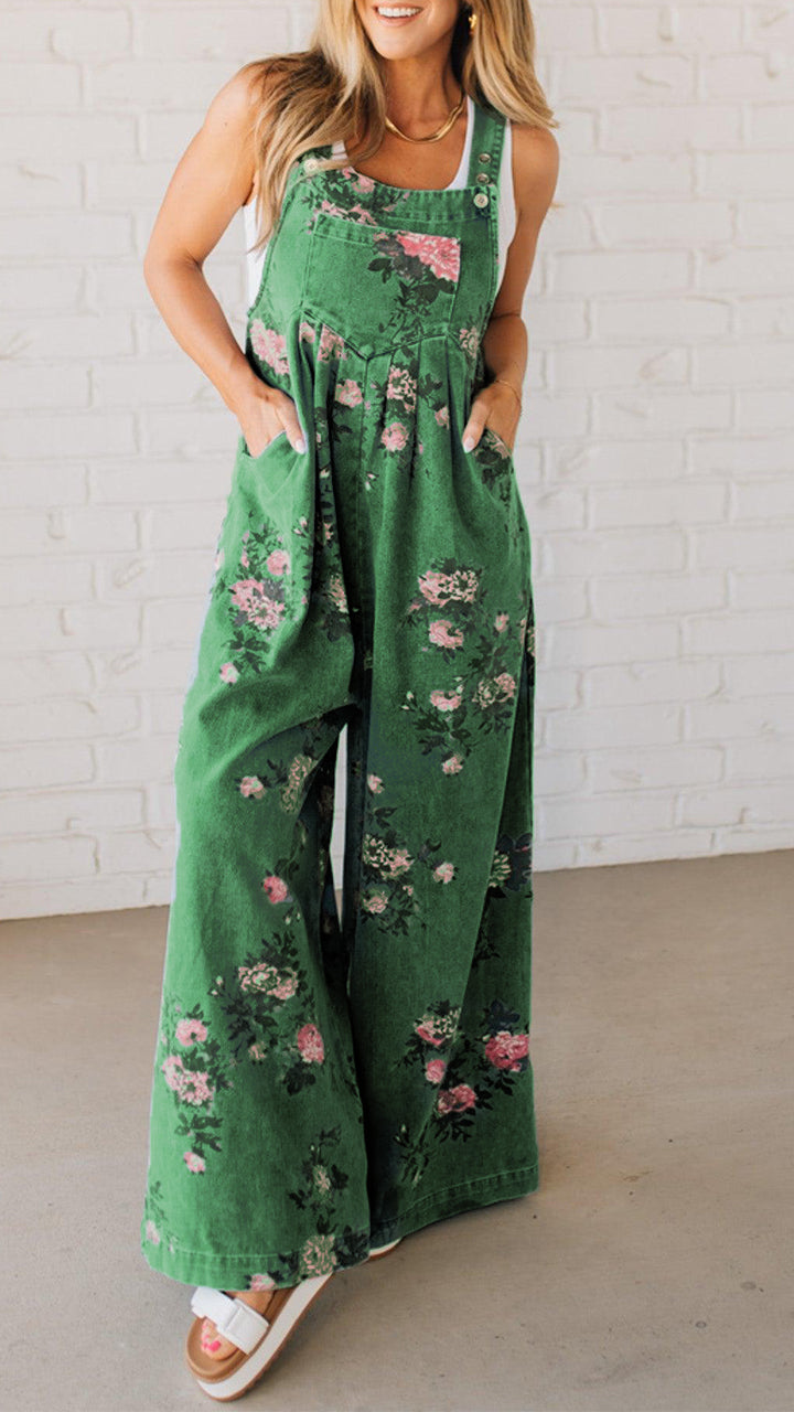 Elaria - Dames-Jumpsuit met print en zakken