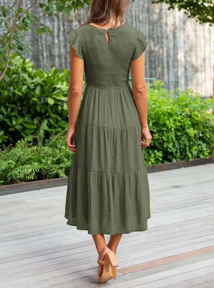 SANDY- COMFORTABELE MAXI JURK