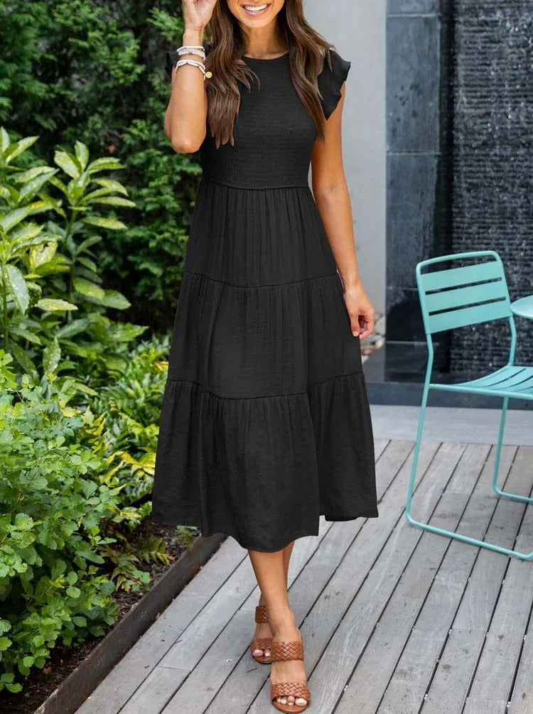SANDY- COMFORTABELE MAXI JURK