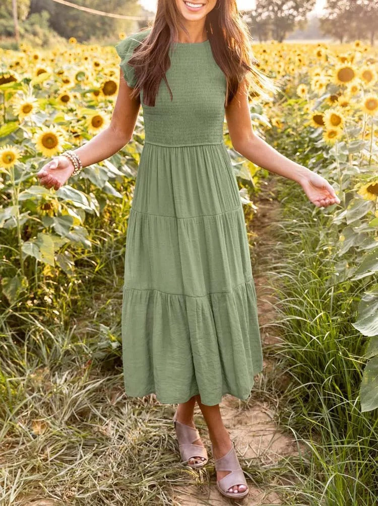 SANDY- COMFORTABELE MAXI JURK