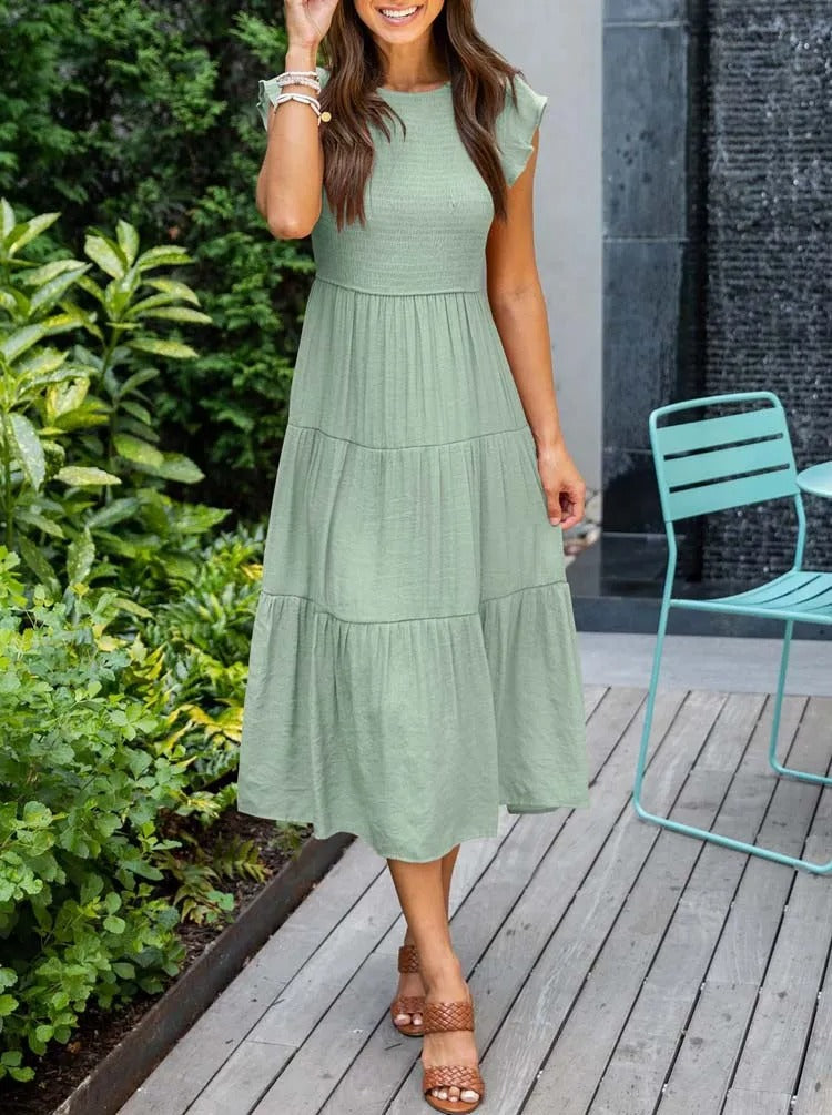 SANDY- COMFORTABELE MAXI JURK