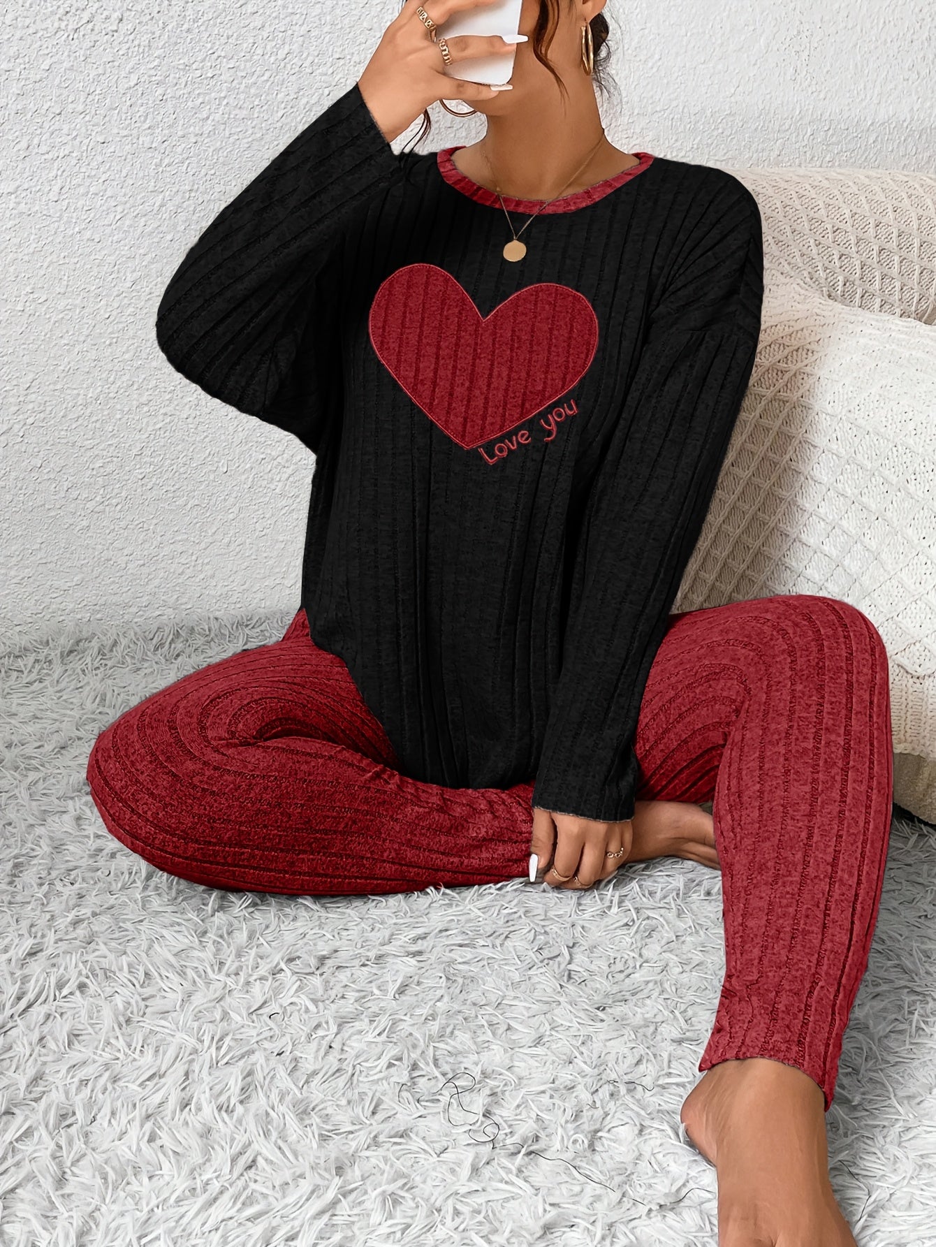 Javelle - Set Loungewear Hart Comfort Relax