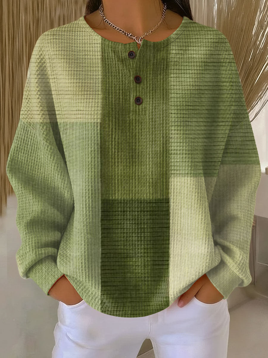 Delvarina - Elegante Casual Trui voor Koude Dagen