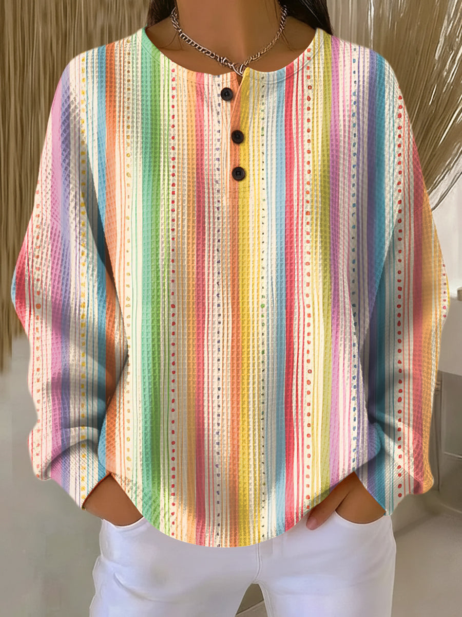 Delvarina - Elegante Casual Trui voor Koude Dagen