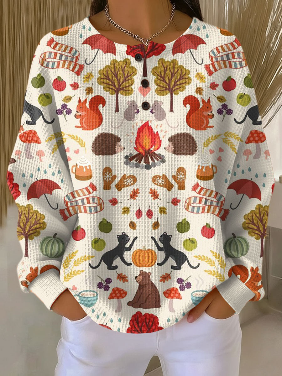 Delvarina - Elegante Casual Trui voor Koude Dagen