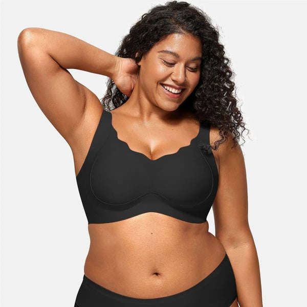 Fiorella - Naadloze Scalloped Push-Up Bh