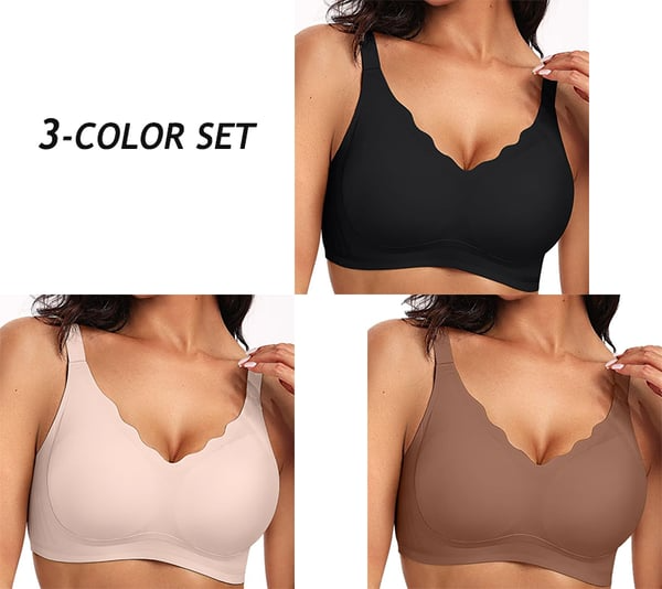 Fiorella - Naadloze Scalloped Push-Up Bh