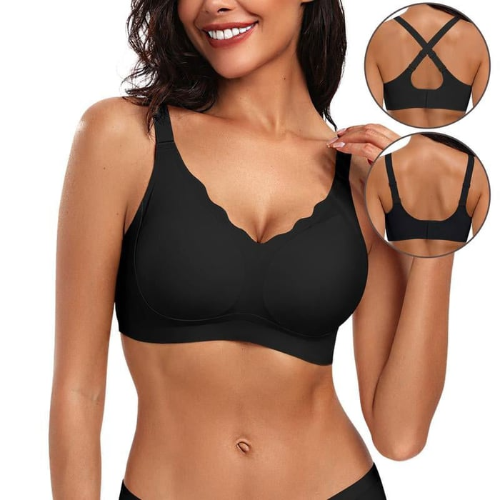 Fiorella - Naadloze Scalloped Push-Up Bh