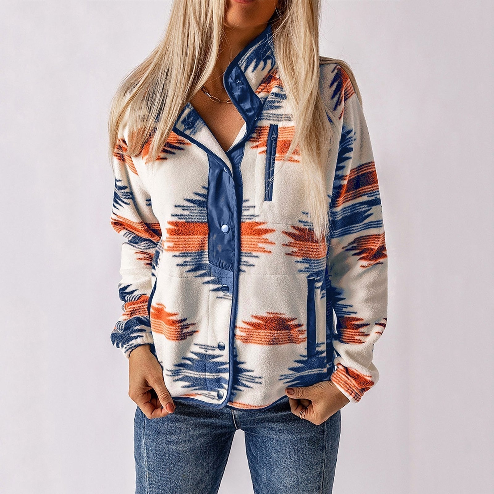 Vivian - Prachtige zomerjas met print