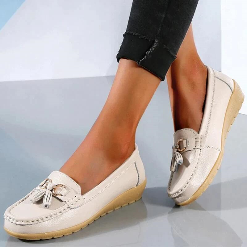 Heliora - Leren orthopedische comfortschoenen - Natuurlijke elegantie in elke stap