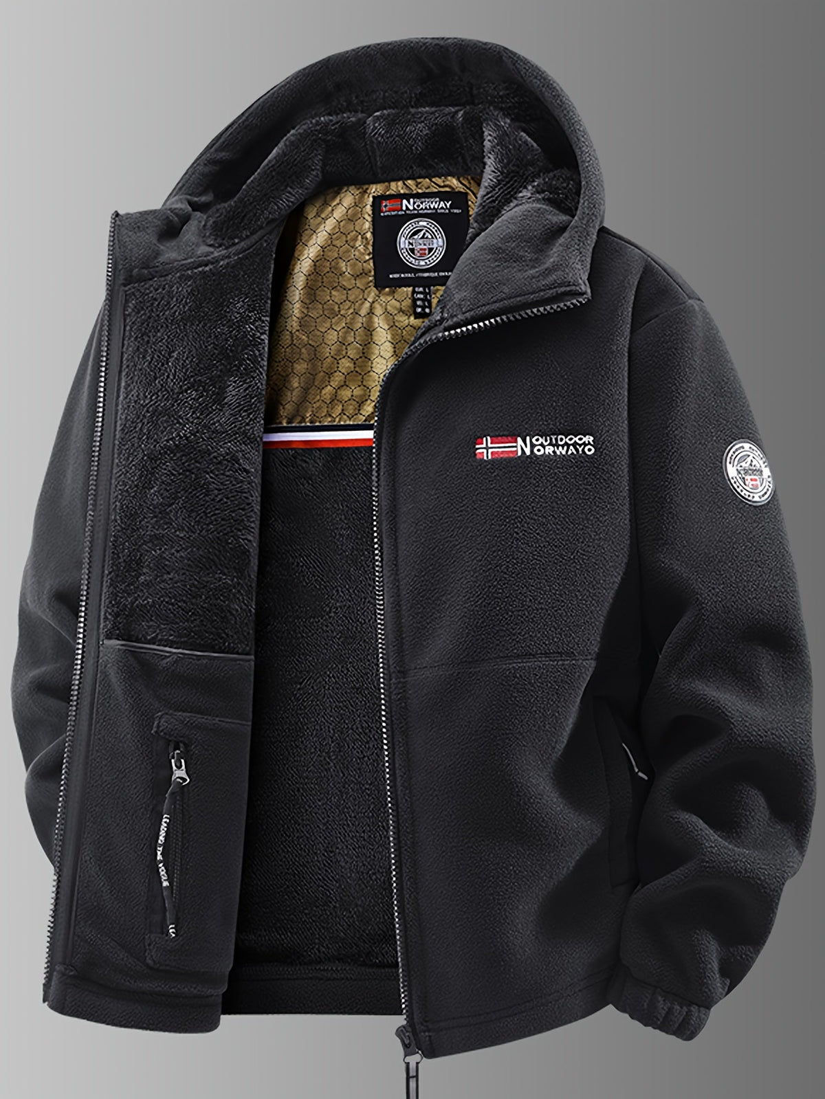 Oliver - Thermische Fleece Winterjas voor Mannen