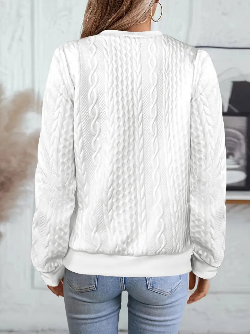 Elanisse - Casual damesjas met baseballkraag, ritssluiting, gestructureerde stof