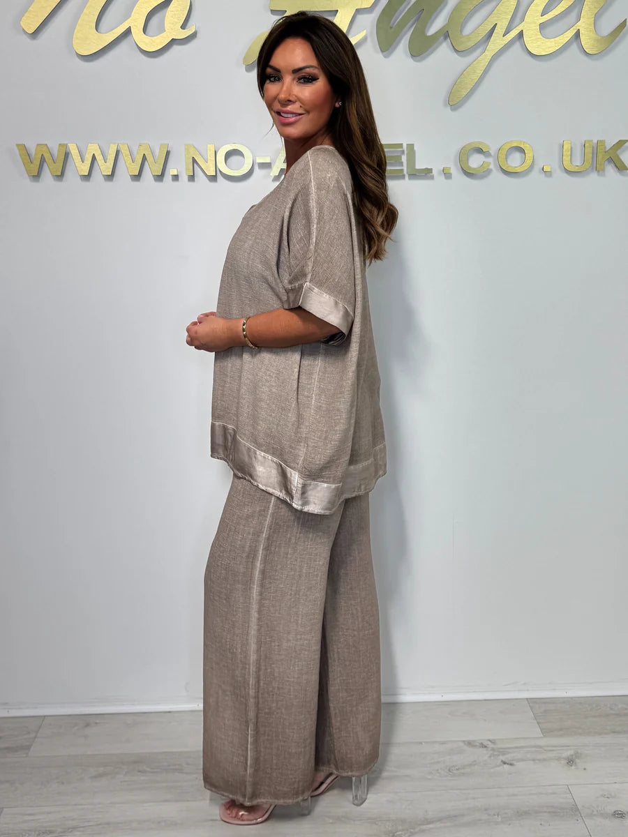 Haliora - Casual en trendy damesset met V-halslijn