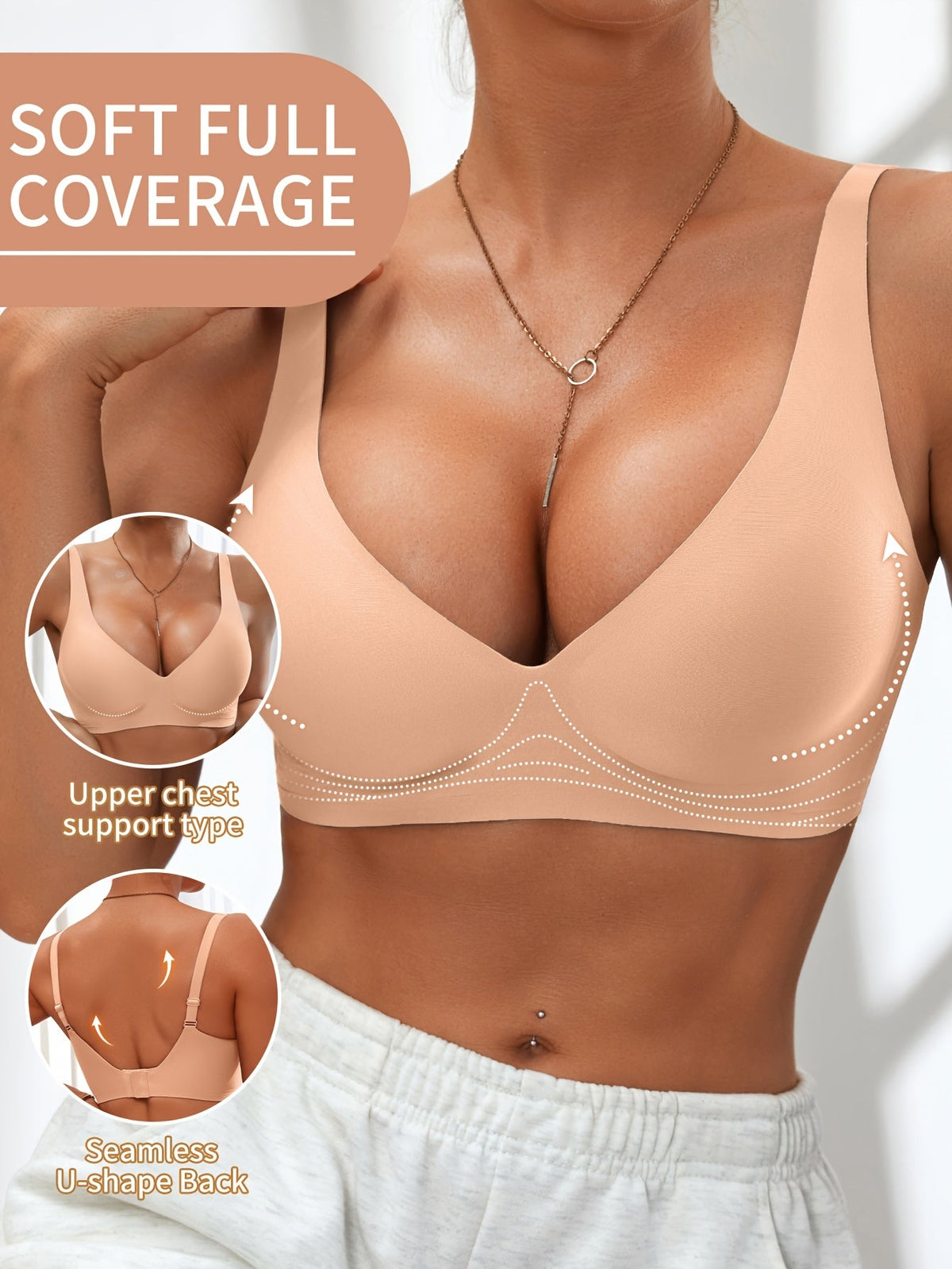 Isendra - Push-Up Beha met Hoge Comfort en Bedekking