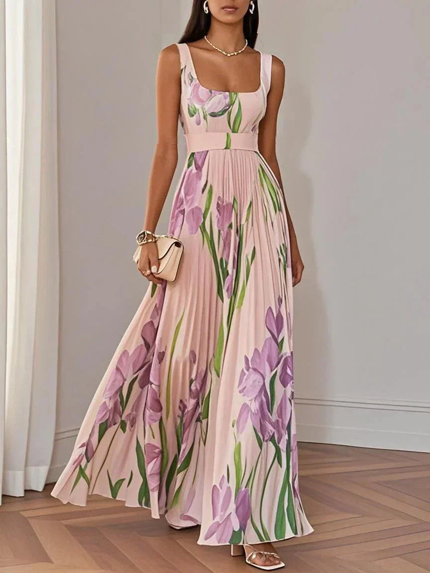 Roselitha - Elegante Bloemige Maxi Dress