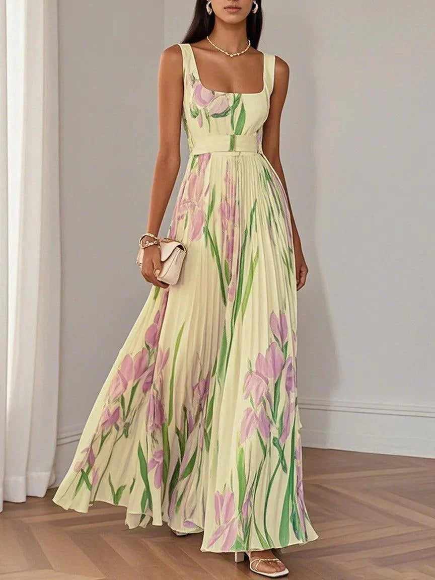 Roselitha - Elegante Bloemige Maxi Dress