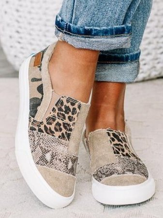 Yana - Trendy instap sneakers met prachtige print
