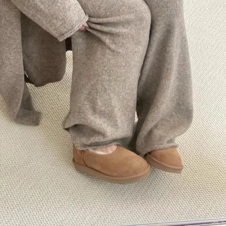 Berthe - Zachte en Warme Schoenen van Nep Bont voor Vrouwen