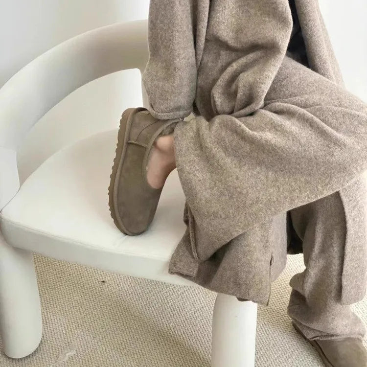 Berthe - Zachte en Warme Schoenen van Nep Bont voor Vrouwen