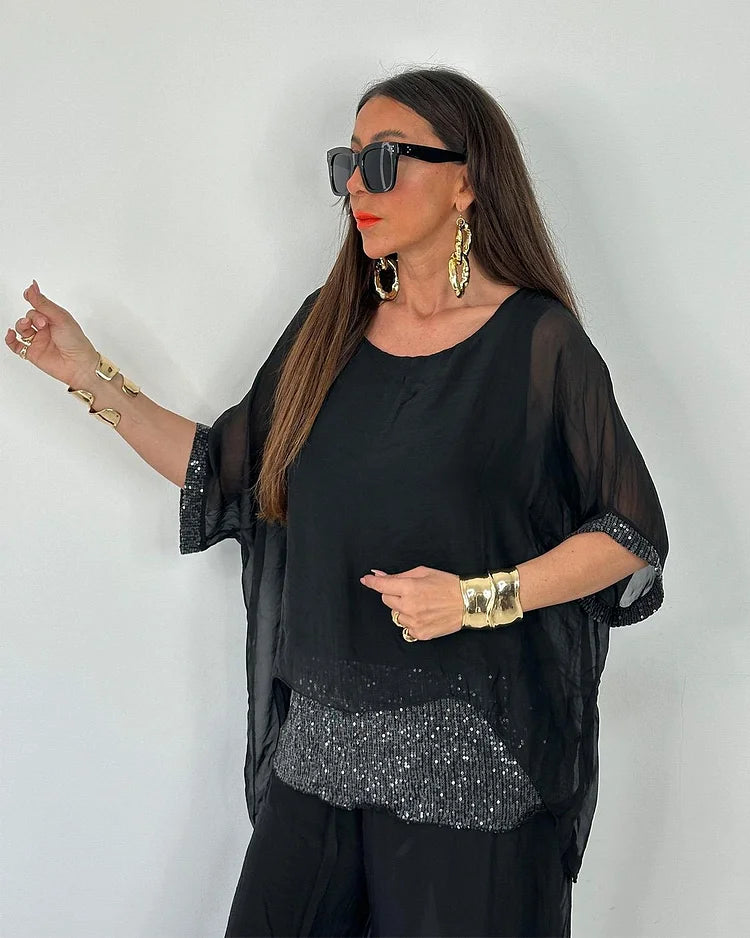 Aurélie - Chique zomerse tweedelige set – Vloeiende elegantie en licht comfort