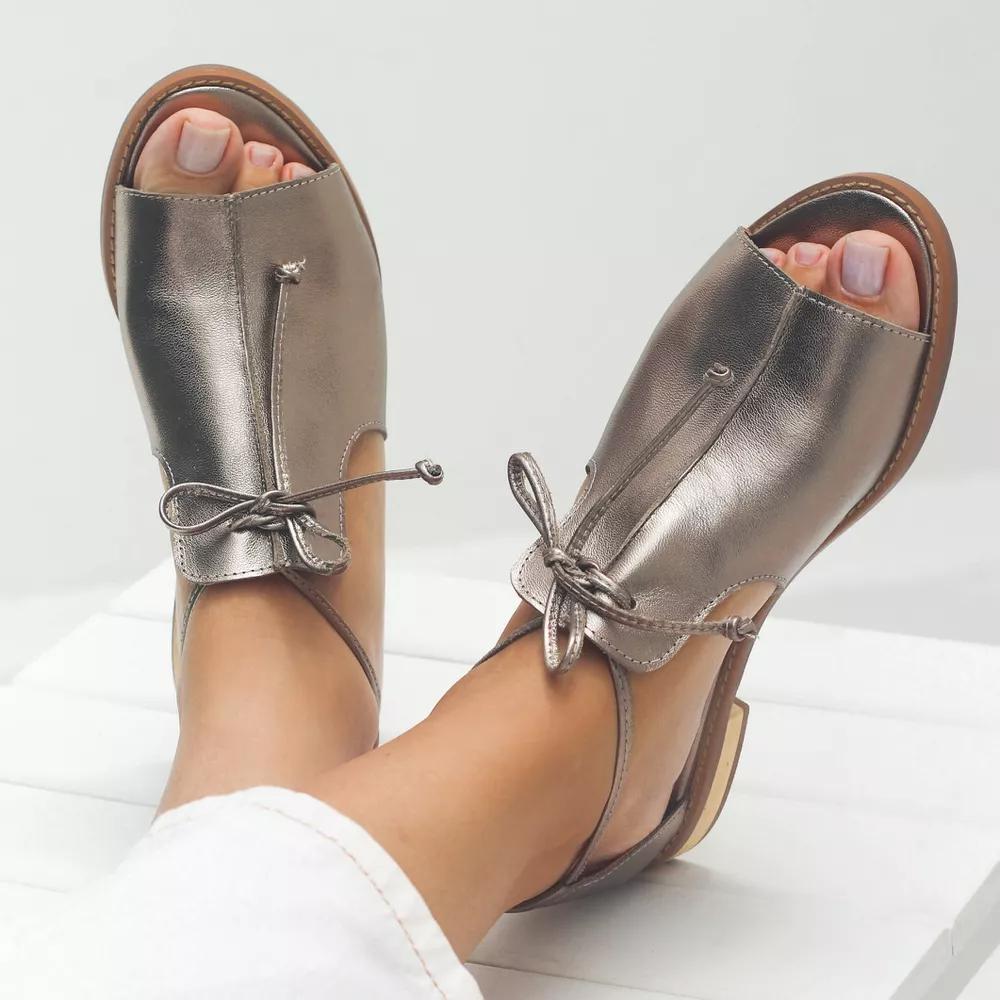 Isleen - Dames sandalen met verstelbare veters