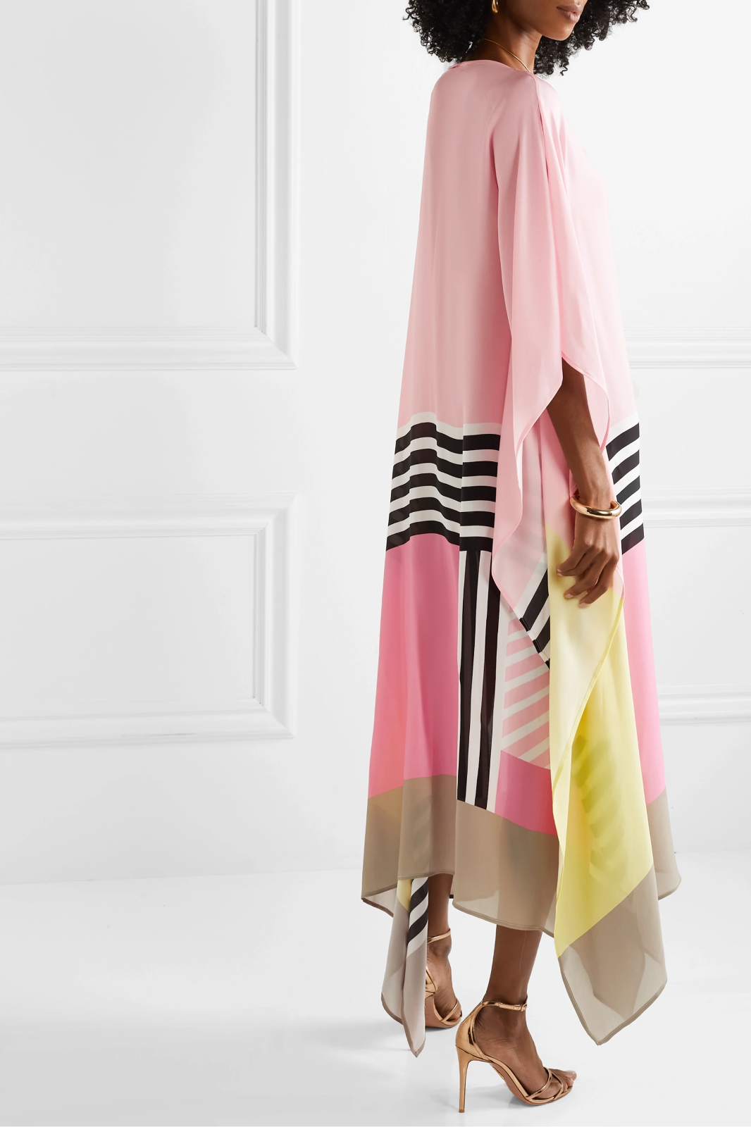 Rayna - Caftan met Geometrische Print