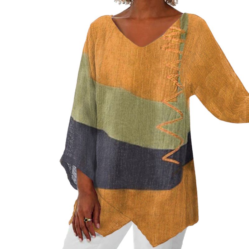 Elayne - Top met kleurrijke print voor vrouwen