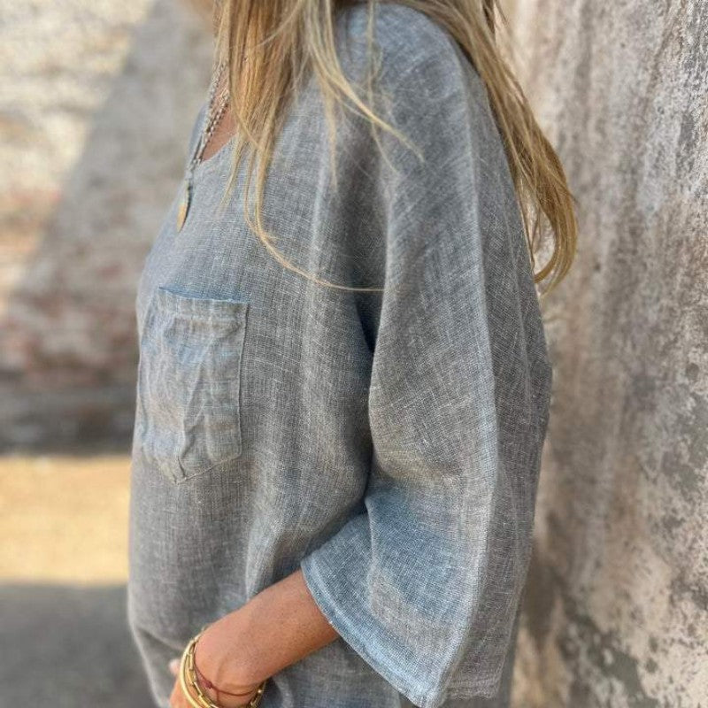 Noraya - Casual katoenen overhemd