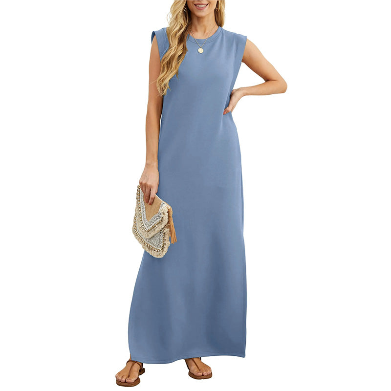 Soline - Mouwloze maxidress voor vrouwen