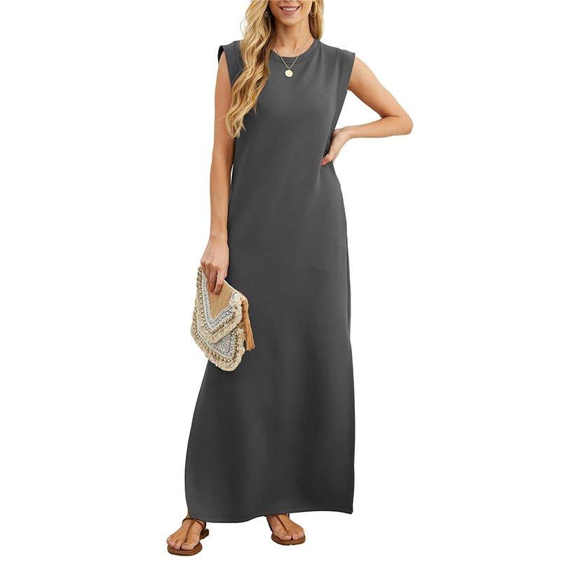 Soline - Mouwloze maxidress voor vrouwen