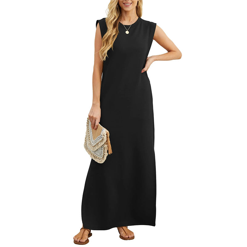 Soline - Mouwloze maxidress voor vrouwen