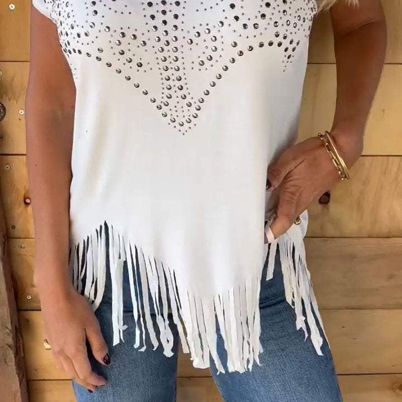 Céleste - Dames-T-shirt met korte mouwen