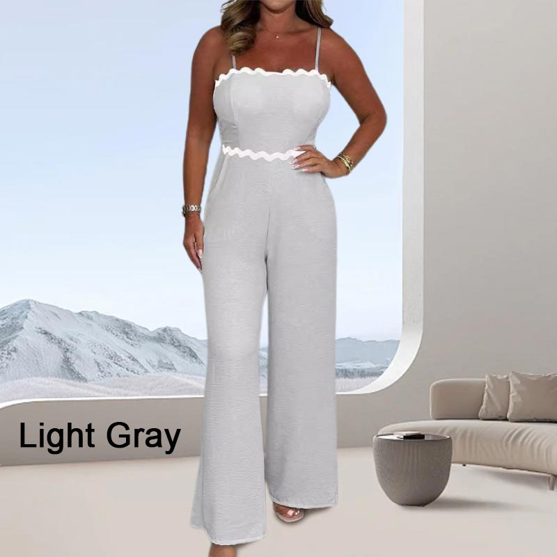 Ismera - Elegante jumpsuit met bandjes en ingebouwde beha