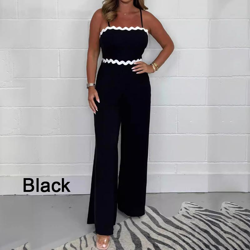Ismera - Elegante jumpsuit met bandjes en ingebouwde beha