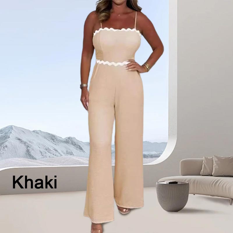 Ismera - Elegante jumpsuit met bandjes en ingebouwde beha