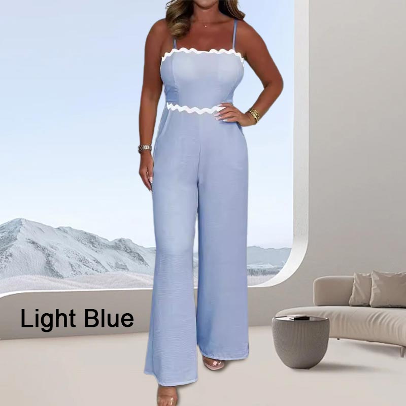 Ismera - Elegante jumpsuit met bandjes en ingebouwde beha