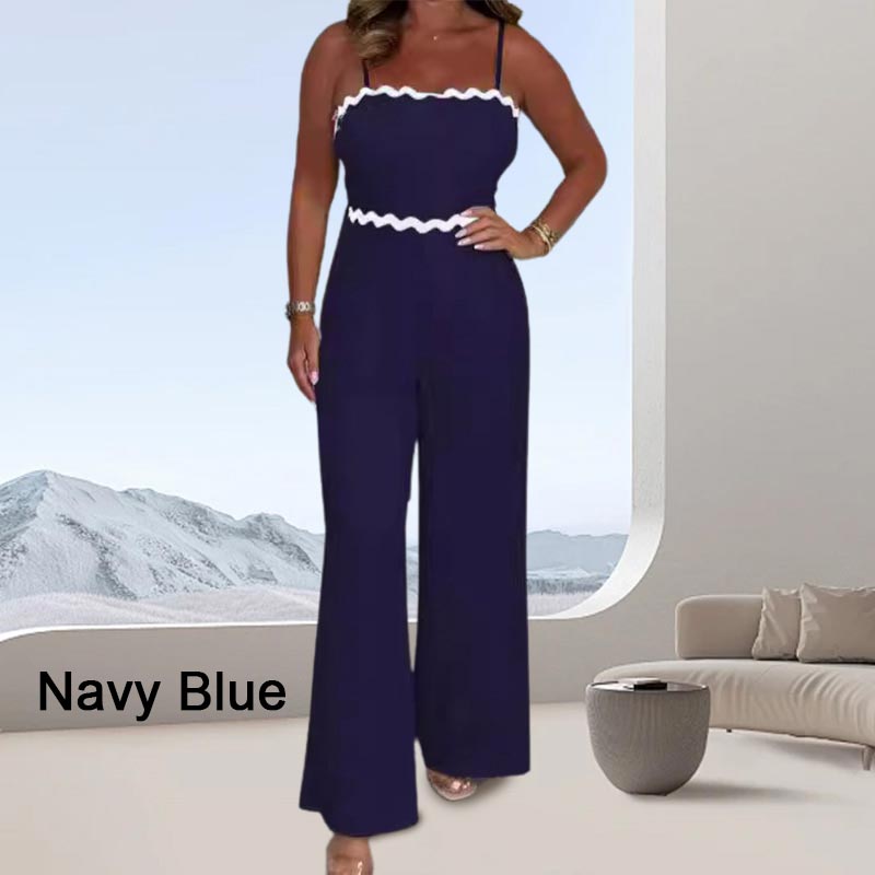 Ismera - Elegante jumpsuit met bandjes en ingebouwde beha