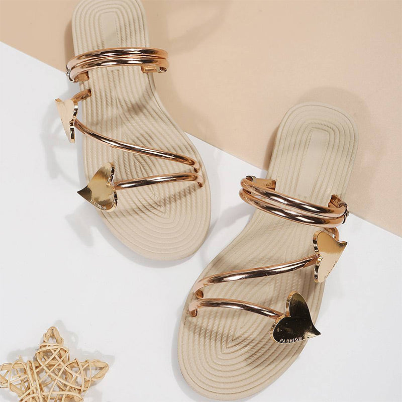 Isaline - Orthopedische Sandalen met hartjespatroon
