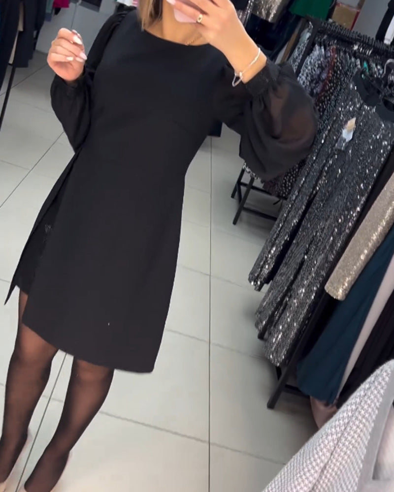 Carine - Elegante midi jurk met split