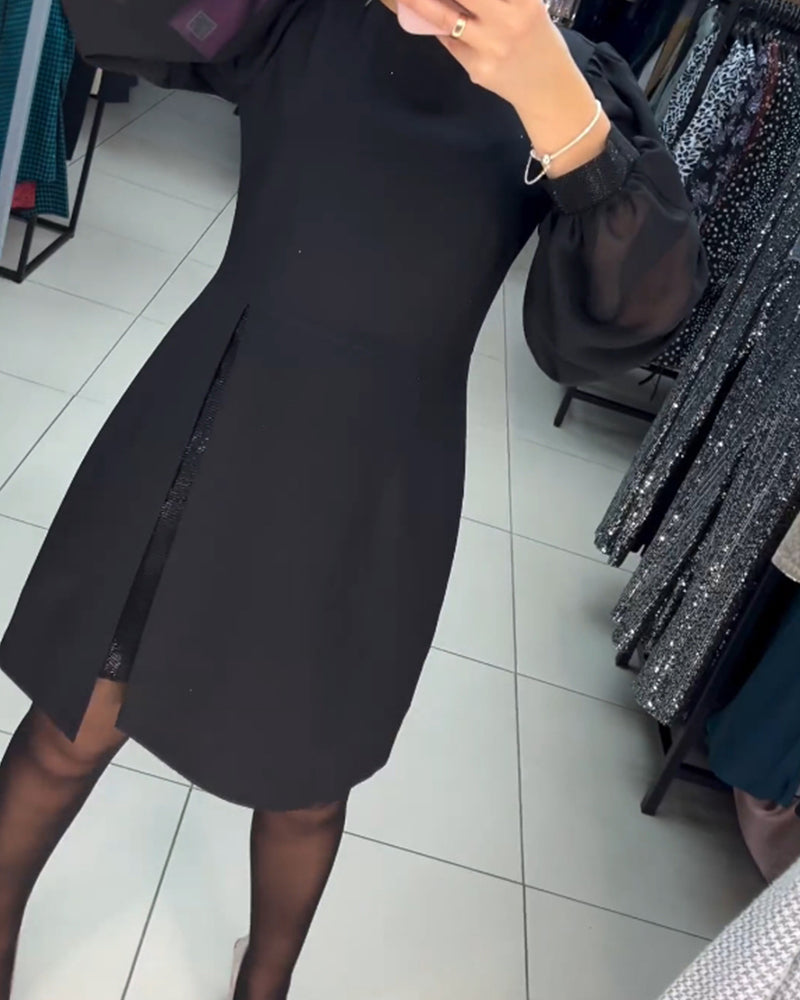 Carine - Elegante midi jurk met split