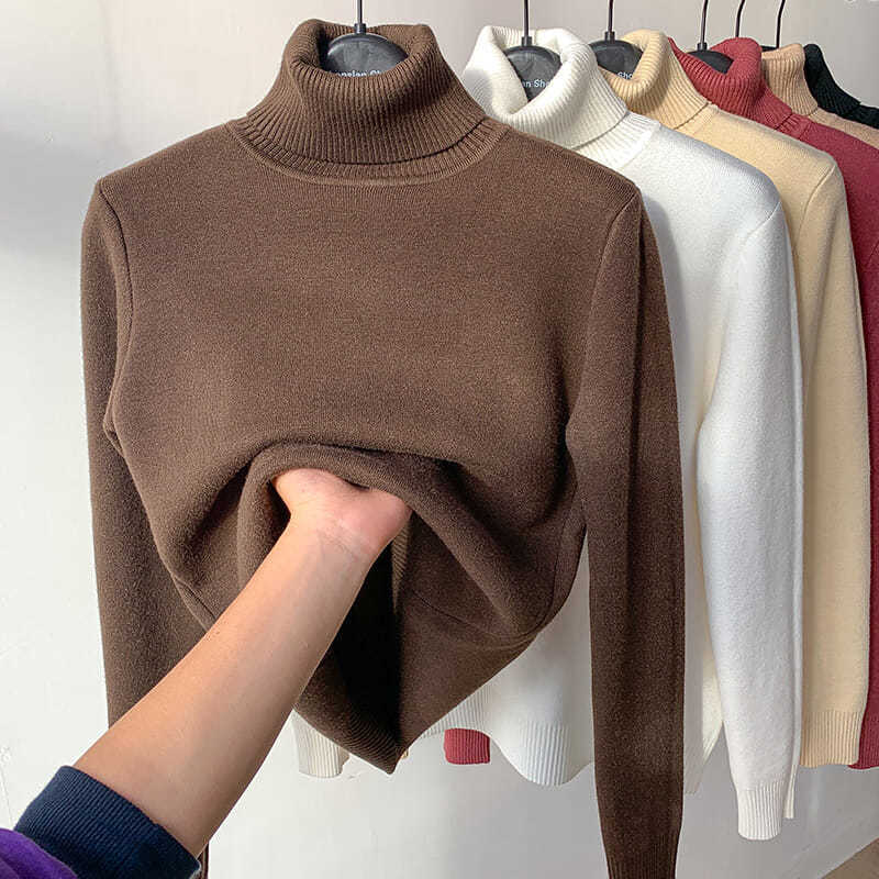 Clementine - Turtleneck Trui Elegantie en Warmte voor de Winter