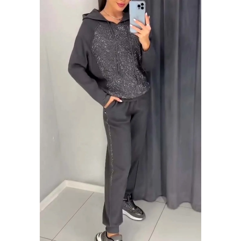 Cécile - Casual Set met Capuchon en Broek voor Dames