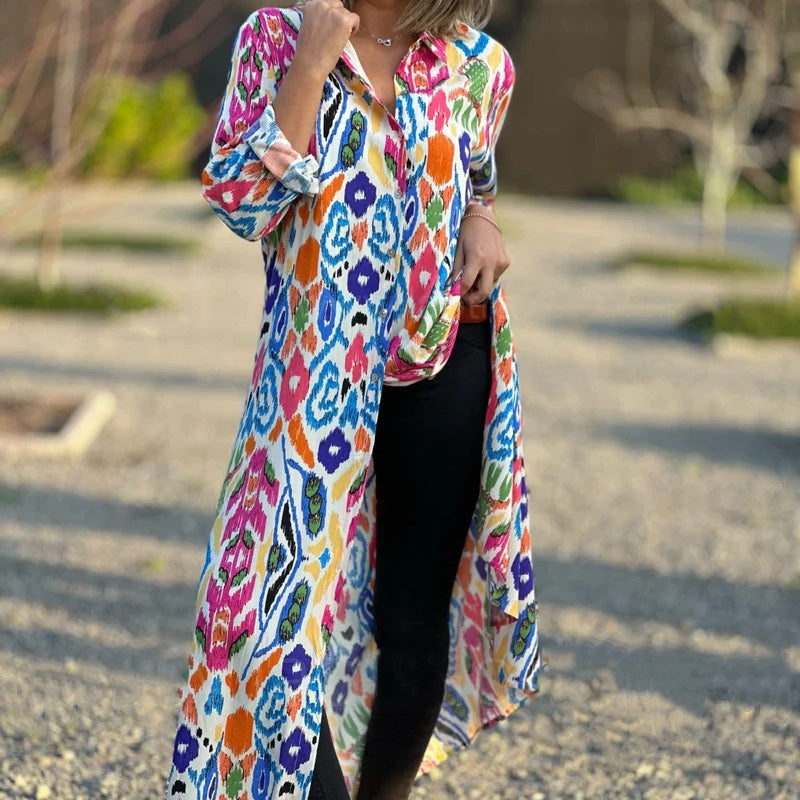 Ivonne - Zomerjurk met bloemenjurk