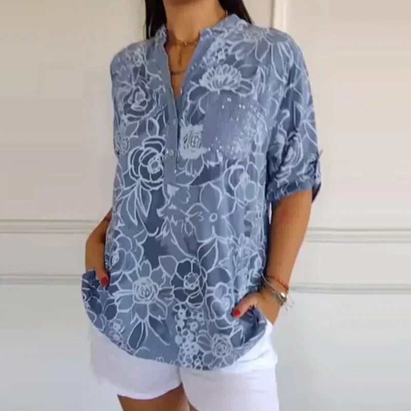Maja - Dameshemd met print