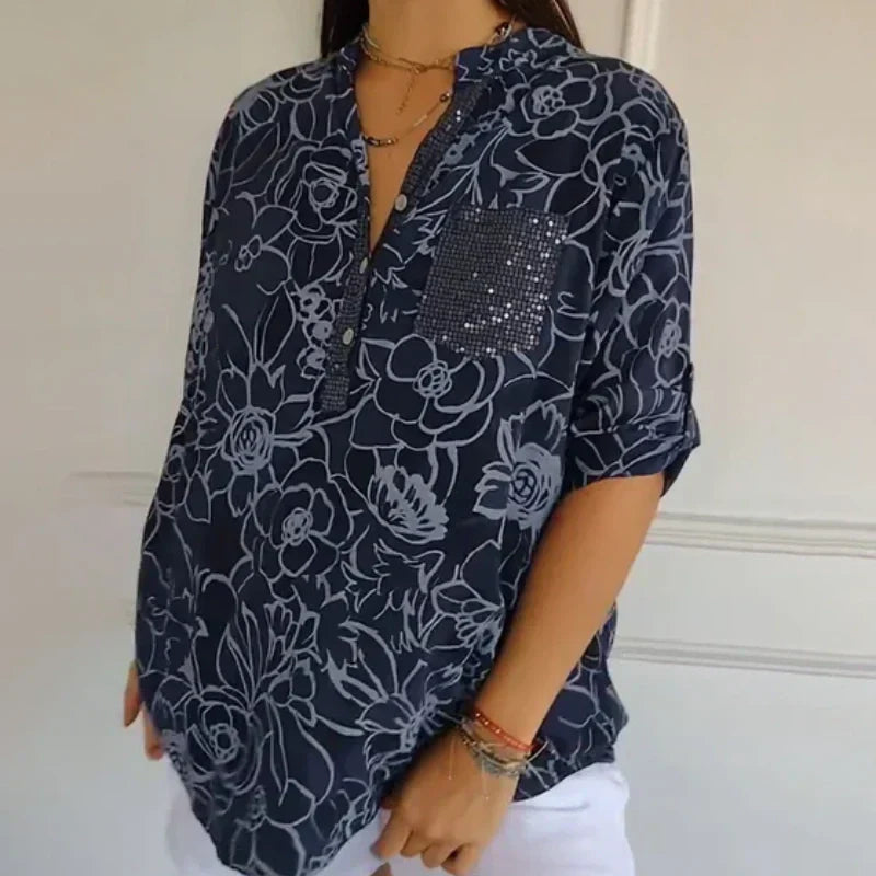 Maja - Dameshemd met print