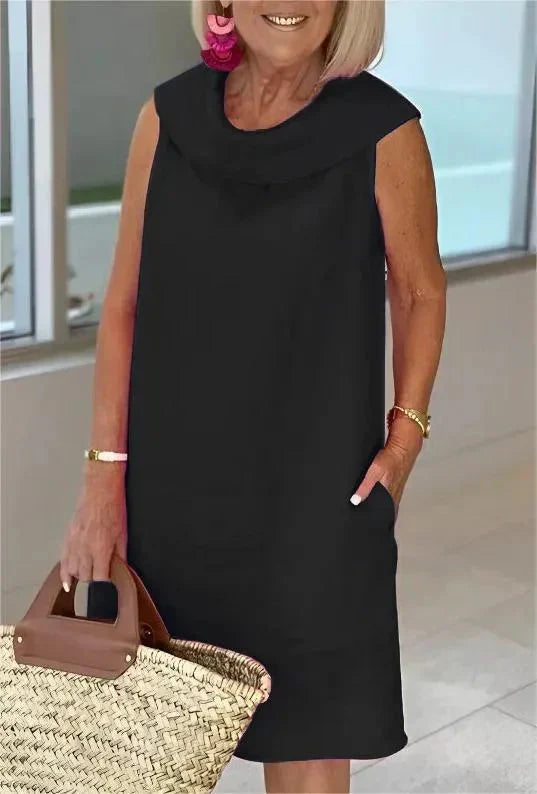 Stella - Elegante linnen zomerjurk voor vrouwen